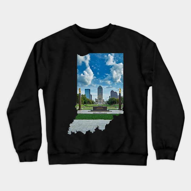 Indiana (Indianapolis) Crewneck Sweatshirt by gorff